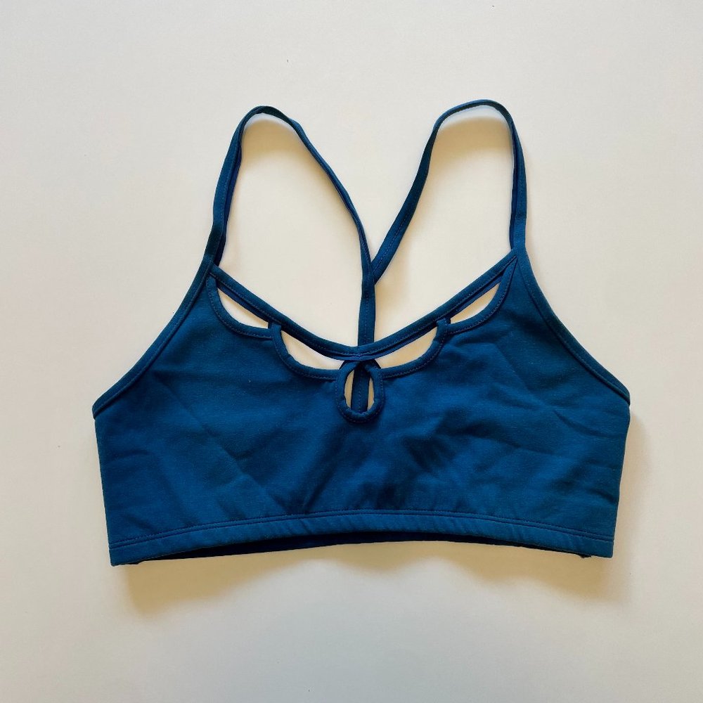 FP Movement by Free People Fitness Running Athletic Bra In Teal (Sz M) NWOT